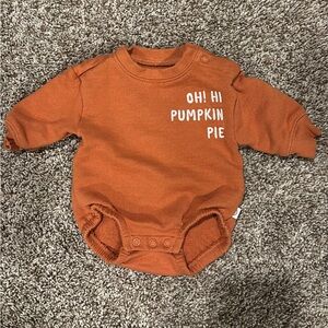 Carter’s Little Planet Organic Baby Romper Pumpkin Pie Newborn